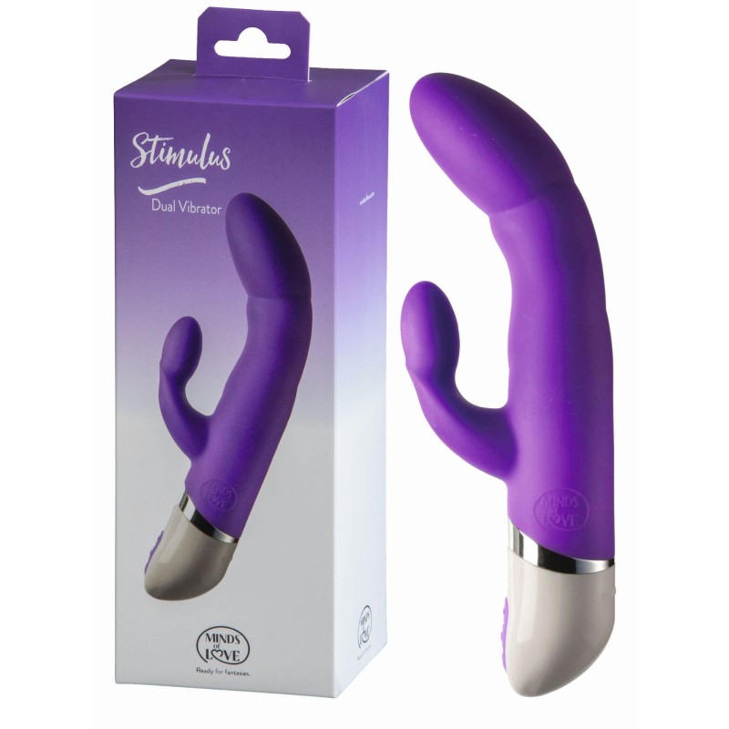 MINDS of LOVE Stimulus Dual Vibrator purple